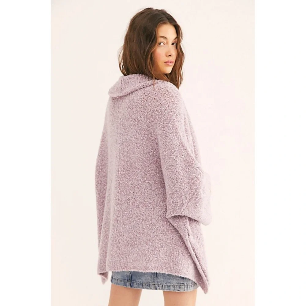 FREE PEOPLE BFF Cardigan NWT Size XS Soft Purple - Picture 4 of 5